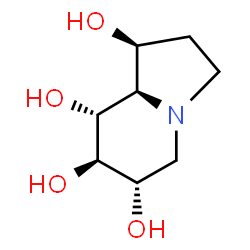 ChemSpider 2D Image | (+)-castanospermine | C8H15NO4