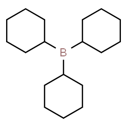 ChemSpider 2D Image | Tricyclohexylborane | C18H33B