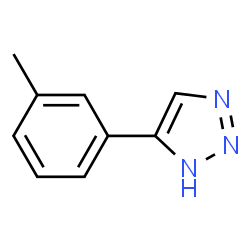 ChemSpider 2D Image | 4-(3-Methylphenyl)-1H-1,2,3-triazole | C9H9N3