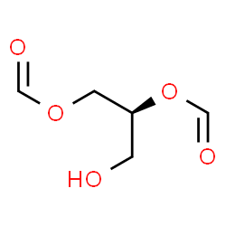 ChemSpider 2D Image | (2S)-3-Hydroxy-1,2-propanediyl diformate | C5H8O5