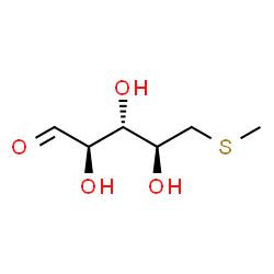 ChemSpider 2D Image | 5-methylthioribose | C6H12O4S