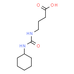 ChemSpider 2D Image | 4-[(Cyclohexylcarbamoyl)amino]butanoic acid | C11H20N2O3