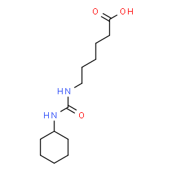 ChemSpider 2D Image | 6-[(Cyclohexylcarbamoyl)amino]hexanoic acid | C13H24N2O3