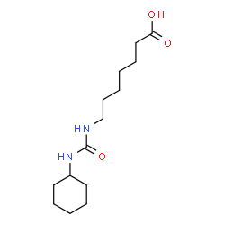 ChemSpider 2D Image | 7-[(Cyclohexylcarbamoyl)amino]heptanoic acid | C14H26N2O3