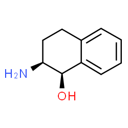ChemSpider 2D Image | (1R,2S)-2-Amino-1,2,3,4-tetrahydro-1-naphthalenol | C10H13NO