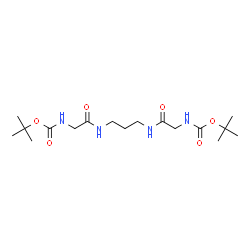 ChemSpider 2D Image | Bis(2-methyl-2-propanyl) {1,3-propanediylbis[imino(2-oxo-2,1-ethanediyl)]}biscarbamate | C17H32N4O6