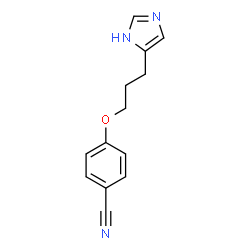 ChemSpider 2D Image | 4-(3-(4-cyanophenoxy)propyl)-1H-imidazole | C13H13N3O