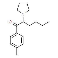 ChemSpider 2D Image | 4'-Methyl-α-pyrrolidinohexiophenone | C17H25NO