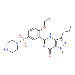 ChemSpider 2D Image | Desmethylsildenafil | C21H28N6O4S