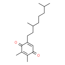 ChemSpider 2D Image | 5-(3,7-Dimethyloctyl)-2,3-dimethyl-1,4-benzoquinone | C18H28O2