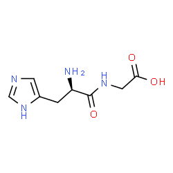 ChemSpider 2D Image | D-Histidylglycine | C8H12N4O3