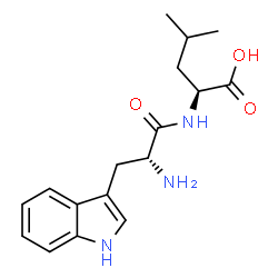 ChemSpider 2D Image | D-Tryptophyl-L-leucine | C17H23N3O3