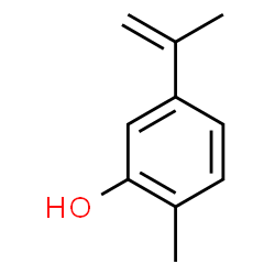 ChemSpider 2D Image | 5-Isopropenyl-2-methylphenol | C10H12O