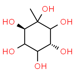 ChemSpider 2D Image | (2R,5R)-1-Methyl-1,2,3,4,5,6-cyclohexanehexol | C7H14O6