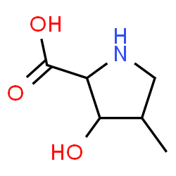 ChemSpider 2D Image | 3-Hydroxy-4-methylproline | C6H11NO3