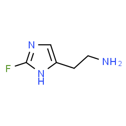 ChemSpider 2D Image | 2-(2-Fluoro-1H-imidazol-5-yl)ethanamine | C5H8FN3