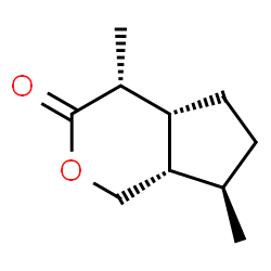 ChemSpider 2D Image | (4R,4aR,7R,7aS)-4,7-Dimethylhexahydrocyclopenta[c]pyran-3(1H)-one | C10H16O2