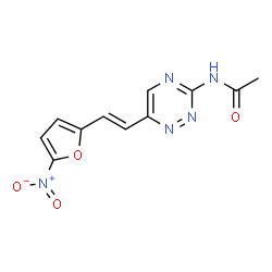 ChemSpider 2D Image | Acetylfuratrizine | C11H9N5O4