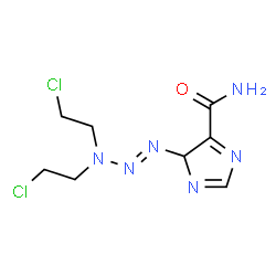 ChemSpider 2D Image | 4-[(1E)-3,3-Bis(2-chloroethyl)-1-triazen-1-yl]-4H-imidazole-5-carboxamide | C8H12Cl2N6O