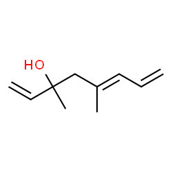 ChemSpider 2D Image | (5E)-3,5-Dimethyl-1,5,7-octatrien-3-ol | C10H16O