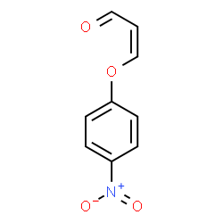 ChemSpider 2D Image | (2Z)-3-(4-Nitrophenoxy)acrylaldehyde | C9H7NO4