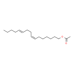 ChemSpider 2D Image | (7Z,11E)-Gossyplure | C18H32O2