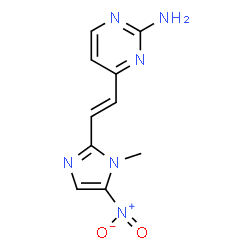 ChemSpider 2D Image | Azanidazole | C10H10N6O2