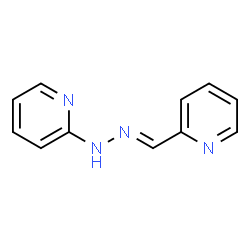 ChemSpider 2D Image | pyridine-2-carbaldehyde-2-pyridylhydrazone | C11H10N4