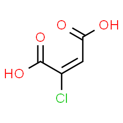 ChemSpider 2D Image | (2E)-2-Chloro-2-butenedioic acid | C4H3ClO4