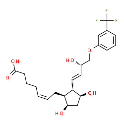 ChemSpider 2D Image | (-)-Fluprostenol | C23H29F3O6