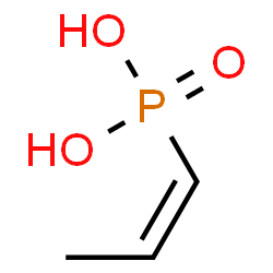 ChemSpider 2D Image | propenylphosphonic acid | C3H7O3P