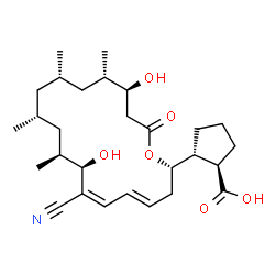 ChemSpider 2D Image | (-)-borrelidin | C28H43NO6