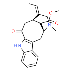 ChemSpider 2D Image | Methyl (19E)-3-oxovobasan-17-oate | C21H24N2O3
