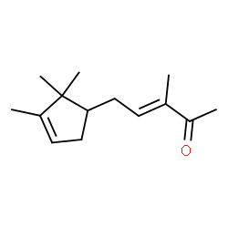 ChemSpider 2D Image | 3-methyl-5-(2,2,3-trimethyl-3-cyclopenten-1-yl)pent-3-en-2-one | C14H22O
