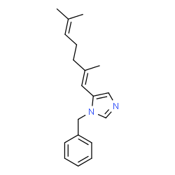 ChemSpider 2D Image | 1-benzyl-5-(2,6-dimethyl-1,5-heptadienyl)imidazole | C19H24N2