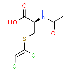 ChemSpider 2D Image | N-Acetyl-S-(1,2-dichlorovinyl)-L-cysteine | C7H9Cl2NO3S