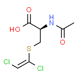 ChemSpider 2D Image | N-Acetyl-S-[(E)-1,2-dichlorovinyl]-L-cysteine | C7H9Cl2NO3S