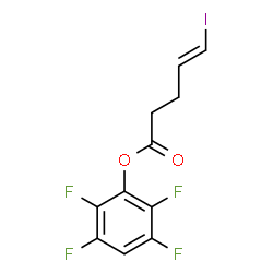 ChemSpider 2D Image | 2,3,5,6-Tetrafluorophenyl 5-iodo-4-pentenoate | C11H7F4IO2
