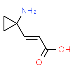 ChemSpider 2D Image | (2E)-3-(1-Aminocyclopropyl)acrylic acid | C6H9NO2