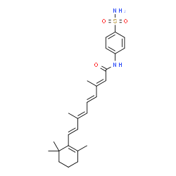 ChemSpider 2D Image | 15-[(4-Sulfamoylphenyl)amino]retinal | C26H34N2O3S