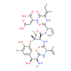 ChemSpider 2D Image | phomopsin A | C36H45ClN6O12