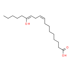 ChemSpider 2D Image | (9Z,12Z)-13-Hydroxy-9,12-octadecadienoic acid | C18H32O3