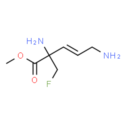 ChemSpider 2D Image | Methyl, 2-fluoromethyl-2,5-diamino-3-pentenoate | C7H13FN2O2