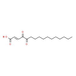 ChemSpider 2D Image | (2E)-4,5-Dioxo-2-hexadecenoic acid | C16H26O4