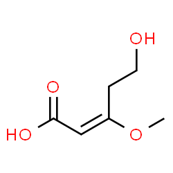 ChemSpider 2D Image | (2E)-5-Hydroxy-3-methoxy-2-pentenoic acid | C6H10O4