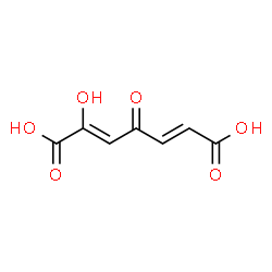 ChemSpider 2D Image | (2Z,5E)-2-Hydroxy-4-oxo-2,5-heptadienedioic acid | C7H6O6