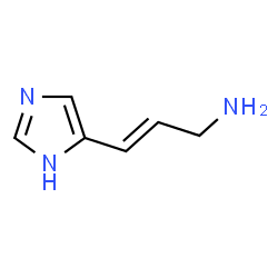 ChemSpider 2D Image | (2E)-3-(1H-imidazol-4-yl)prop-2-en-1-amine | C6H9N3
