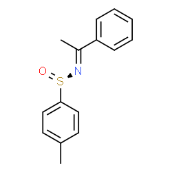 ChemSpider 2D Image | 4-Methyl-N-[(1E)-1-phenylethylidene]benzenesulfinamide | C15H15NOS