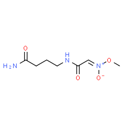 ChemSpider 2D Image | Methyl {(1E)-2-[(4-amino-4-oxobutyl)amino]-2-oxoethylidene}azinate | C7H13N3O4