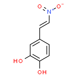 ChemSpider 2D Image | 4-(2-Nitrovinyl)benzene-1,2-diol | C8H7NO4